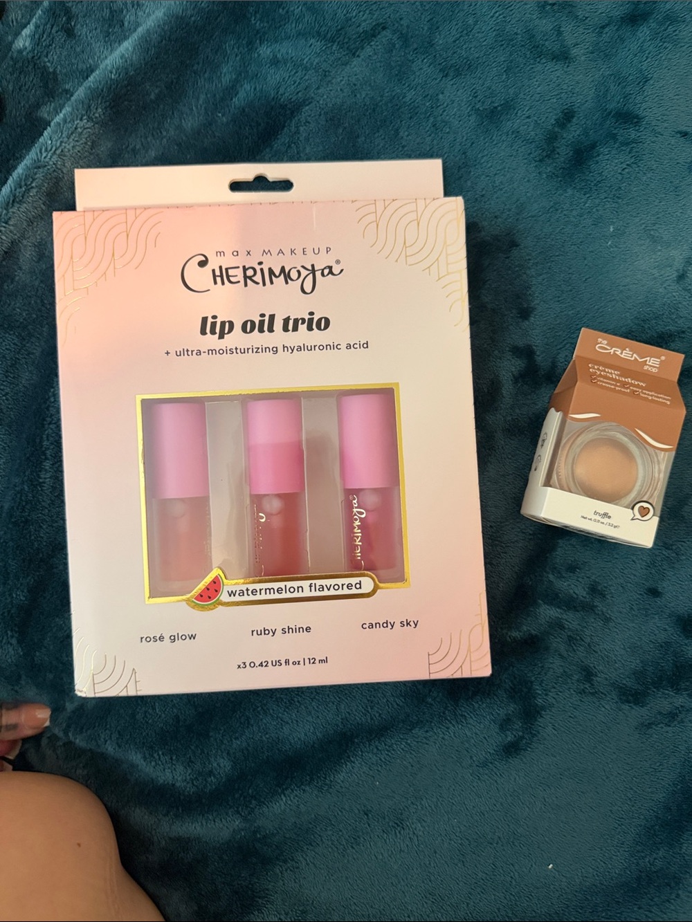 Cherimoya Lip Oil Trio — Pink Hydrating Gloss Set (Watermelon)